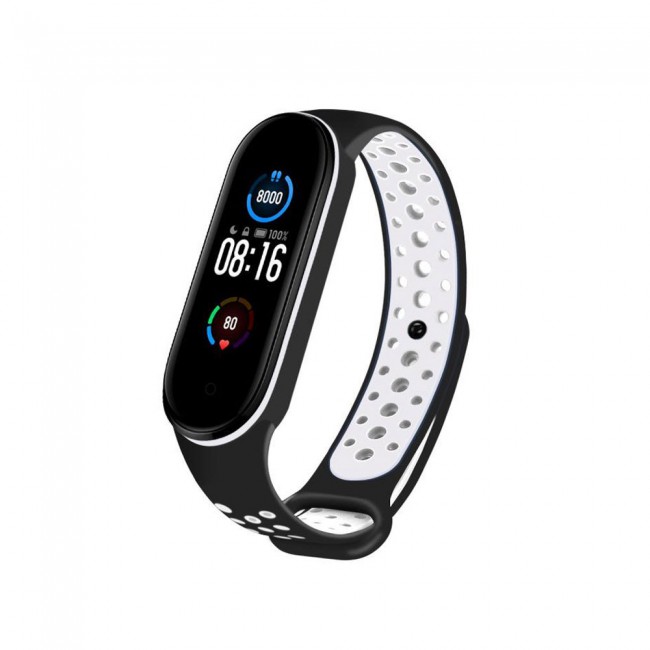 Xiaomi Mi Band 5 Mi Band 6 Replacement Band Nike Design Black