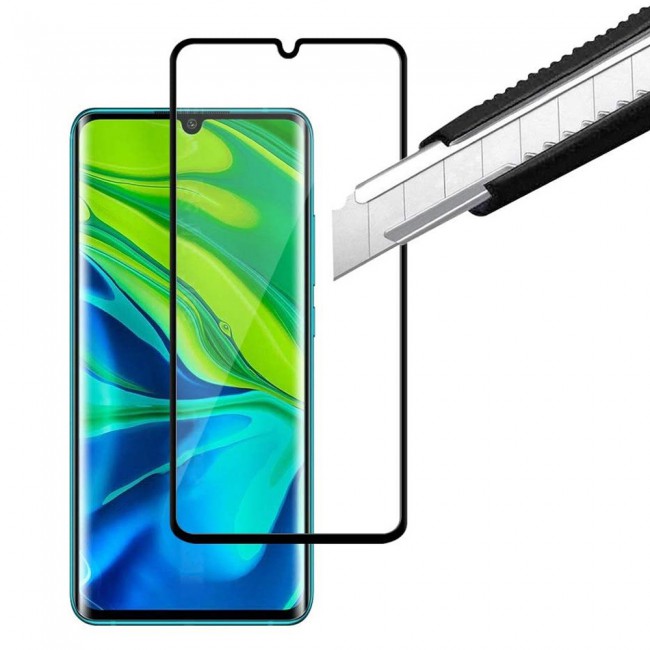 Xiaomi Mi CC9 Pro 3D Tempered Glass Grand Shieldz Margoun - Black Frame