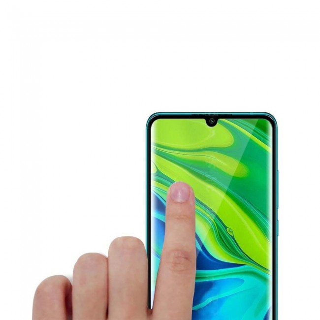Xiaomi Mi Note 10 Pro 3D Tempered Glass Grand Shieldz Margoun - Black Frame