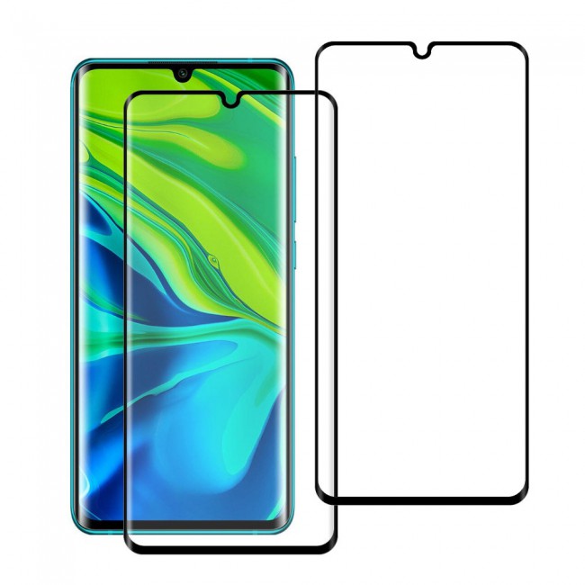 Xiaomi Mi Note 10 Screen Protector 3D Glass 2-Pack-Margoun