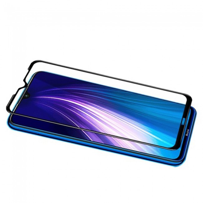 Xiaomi Redmi Note 8 Tempered Glass 3D Grand Shieldz Margoun - Side Black
