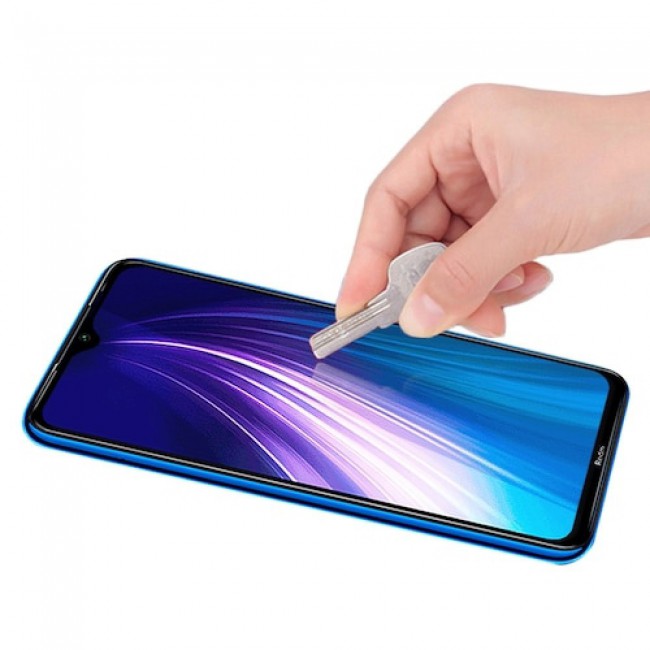 Xiaomi Redmi Note 8 Tempered Glass 3D Screen Protector 2Pack Super Shieldz Margoun- Side Black