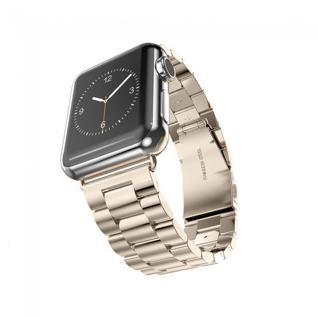 Bands for gold stainless steel apple watch shop