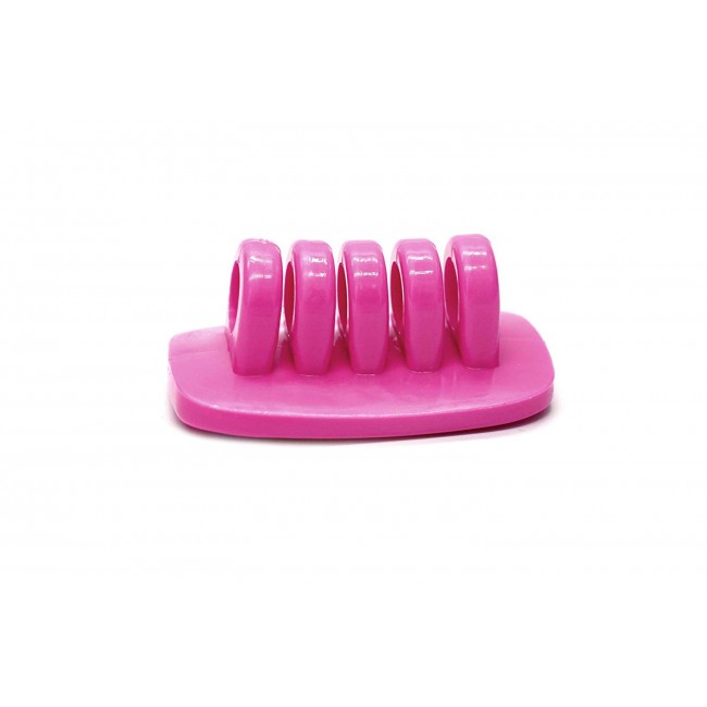 Cable Station Organizer for Phones and Other Electronics in Pink