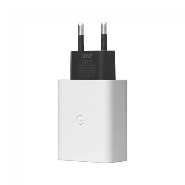 Google 30W USB C Fast Charger 2 Pins Charger/White