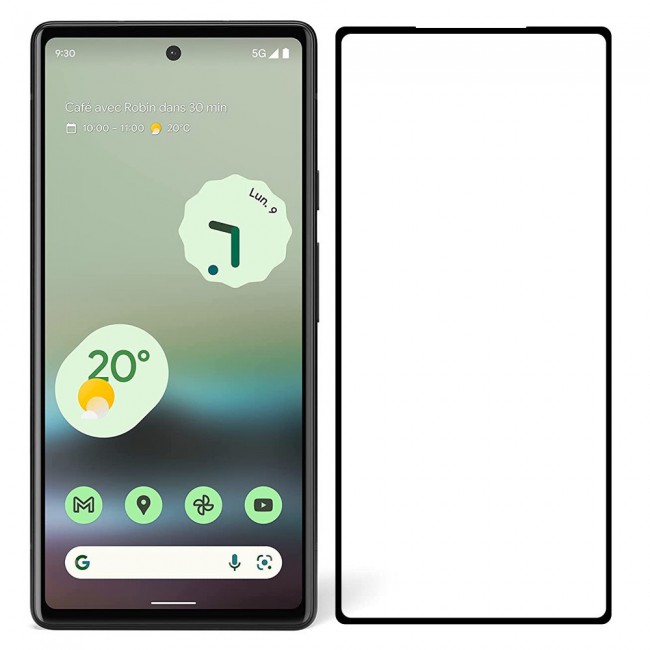 Google Pixel 6a Screen Protector Tempered Glass 3D Super Shieldz Margoun - 2 Pack