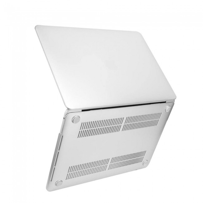 MacBook Pro 13 Inch A2251 A2289 A2159 A1989 A1706 A1708 Sleek Hard Cover and Keyboard Skin - White