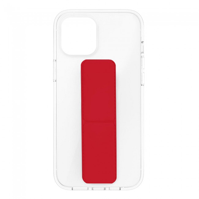 iPhone 12 Pro Max TPU Case Cover with Foldable Handgrip Kickstand by Margoun – Red