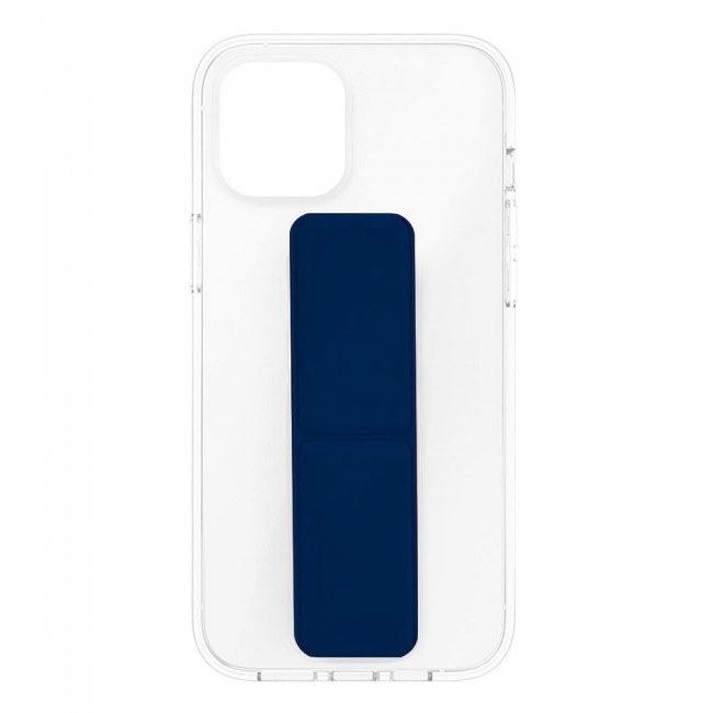 iPhone 12 Pro Max TPU Case Cover with Foldable Handgrip Kickstand by Margoun – Dark Blue