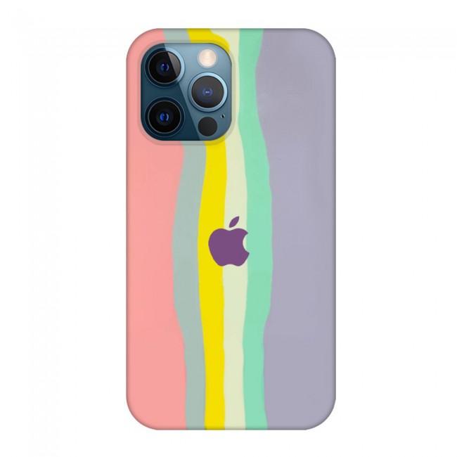 Margoun iphone 13 Pro Silicone Case Cover - Cute Rainbow - GSMprice