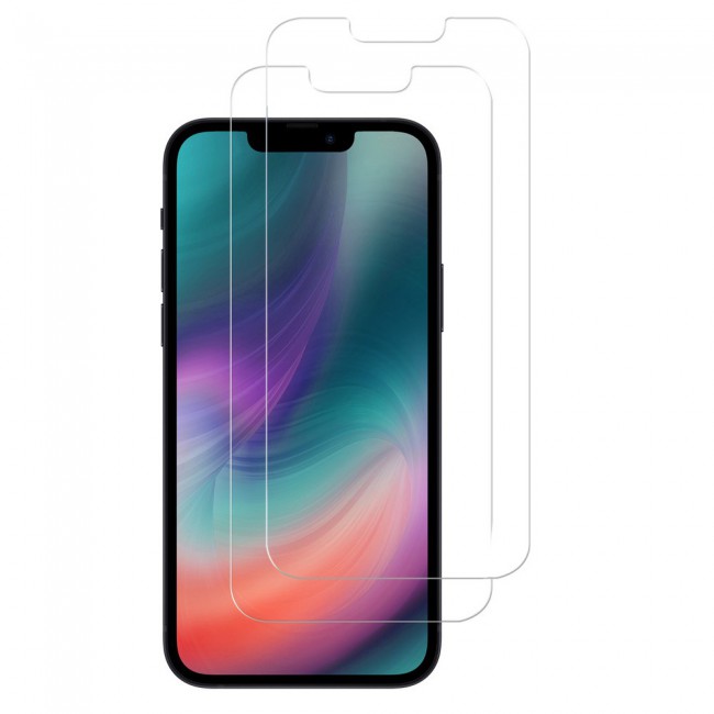 Apple iPhone 13 Pro Tempered Screen Protector Max Shieldz by Margoun 2-Pack - Clear