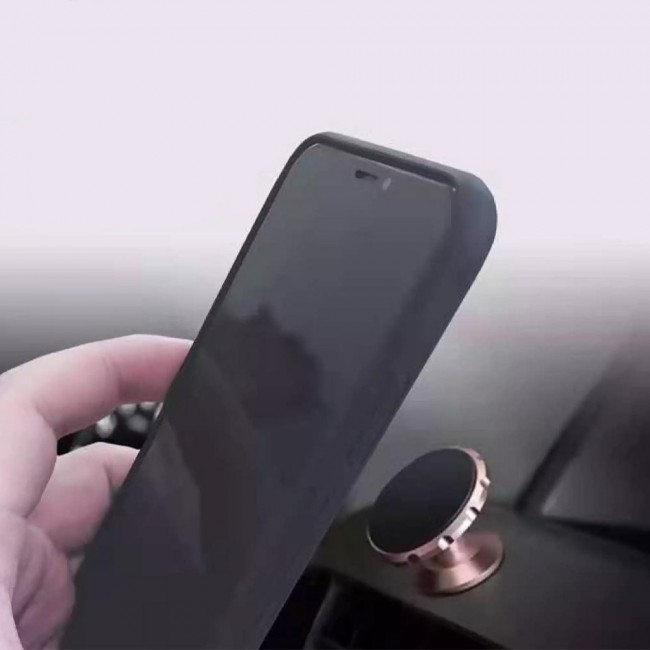 iPhone X and XS - New Margoun Silicone Cover with 2 in 1 Finger Grip and Phone Stand - Grey