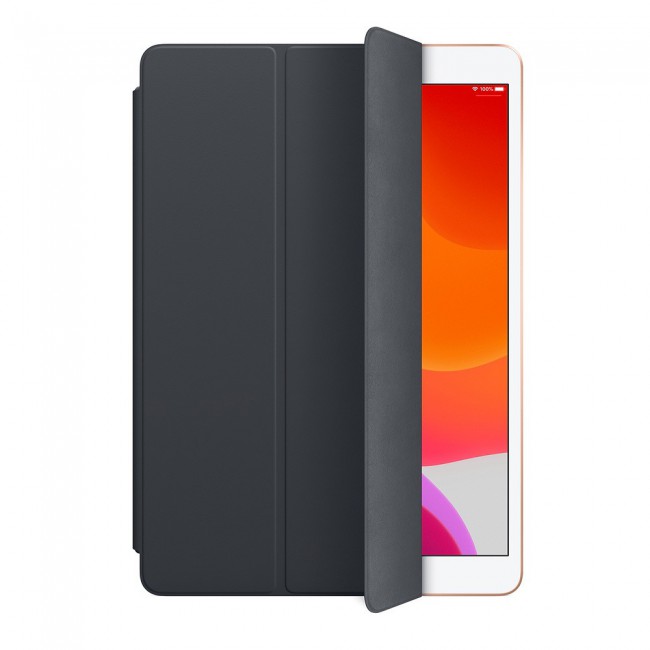 ipad 10.2 inch Flip Case Trifold PU Leather Cover - Black , Beige , Red