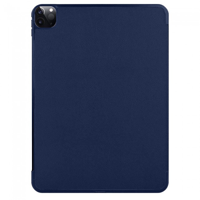 iPad Pro 11 inch 2021 2020 2018 Smart Folio Case Trifold Stand Cover - Dark Blue