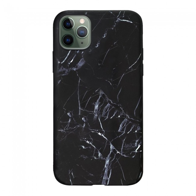 iphone 11 Pro Max Case Cover Marble Pattern (6.5 inch) - Black , White , Pink