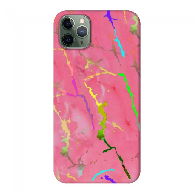iphone 11 Pro Max Case Cover Marble Pattern (6.5 inch) - Black , White , Pink