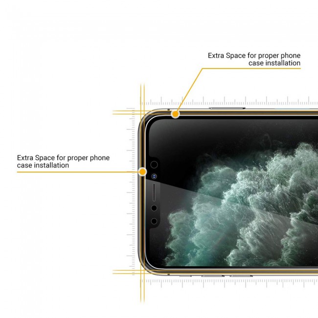 iphone 11 Pro Max Screen Protector 3D and Case Cover Clear Margoun 2 Pack (6.5 inch)