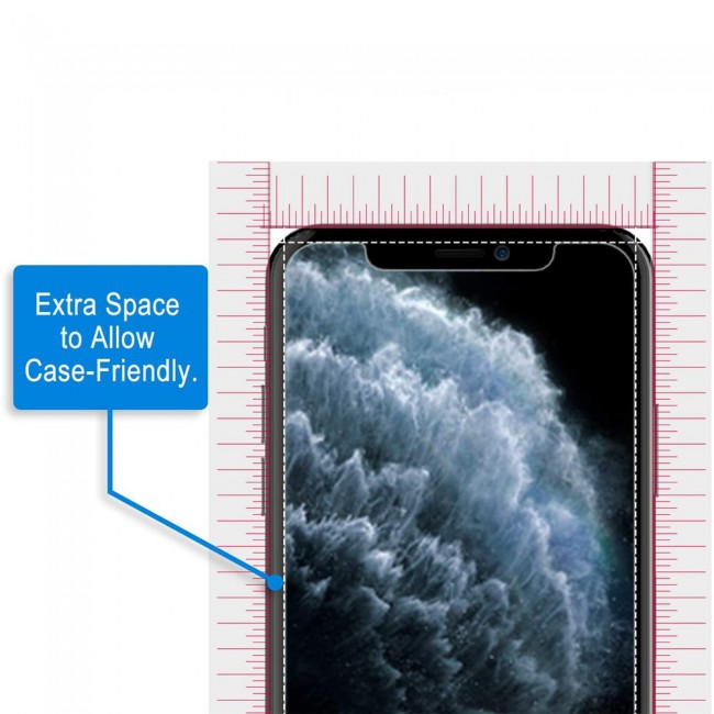 iphone 11 Pro Max Glass screen Protector 2-Pack Super Shieldz by Margoun