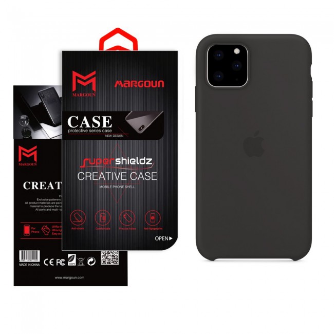 iPhone 11 Pro Max TPU Case Cover (6.5 inch) Margoun Soft case cover - Black