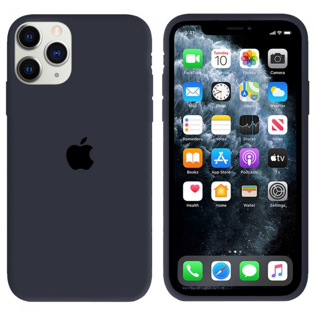MARGOUN For iPhone 11 Pro Max Silicone Shockproof Protective Case Blue