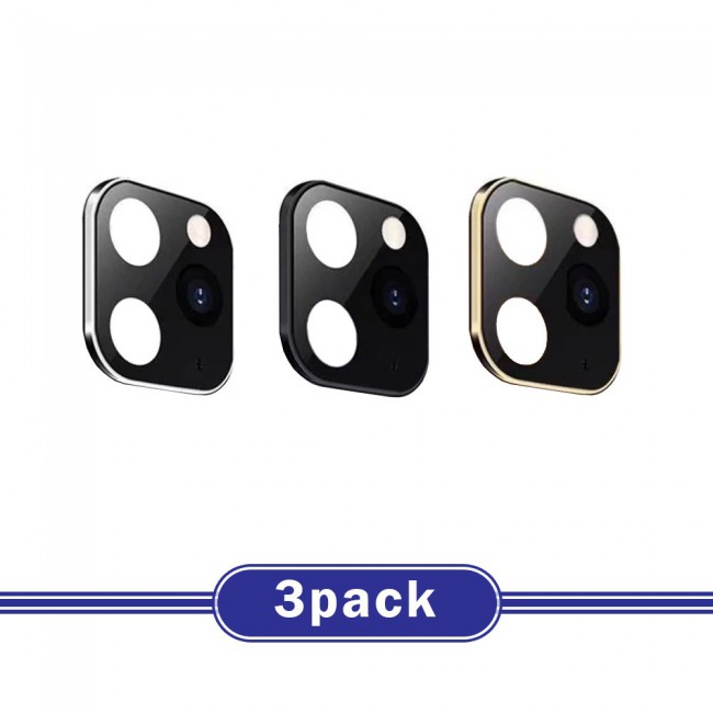 IPhone X Change to iPhone 11 Pro Metal Glass Lens Cover 3-Pack