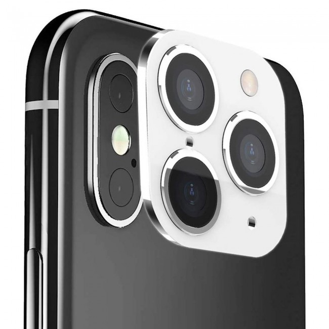 IPhone X Change to iPhone 11 Pro Metal Glass Lens Cover 2-Pack