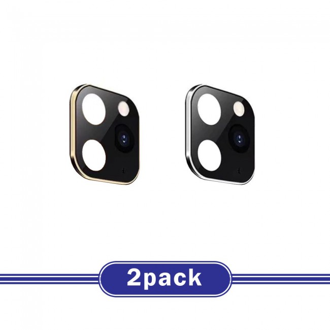 IPhone X Change to iPhone 11 Pro Metal Glass Lens Cover 2-Pack
