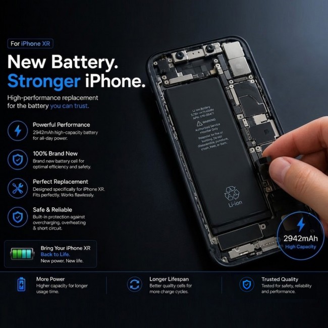 Margoun Replacement Battery for iPhone Xr , High Capacity Li-ion Internal Battery Cell