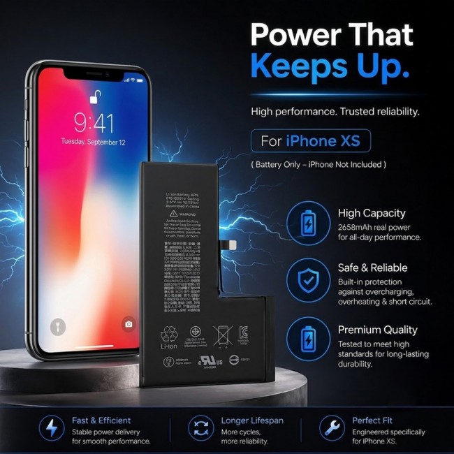 Margoun Replacement Battery for iPhone XS , High Capacity Li-ion Internal Battery Cell
