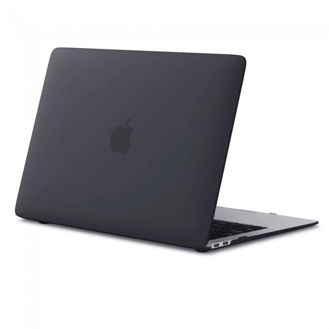 MacBook Air 13.3 inch A1932 A2179 Case Cover and Keyboard Protector Skin - Black