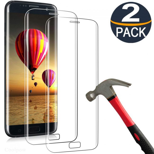 2Pack Screen Protector for Samsung Galaxy S6 Edge Super Shieldz by Margoun - clear