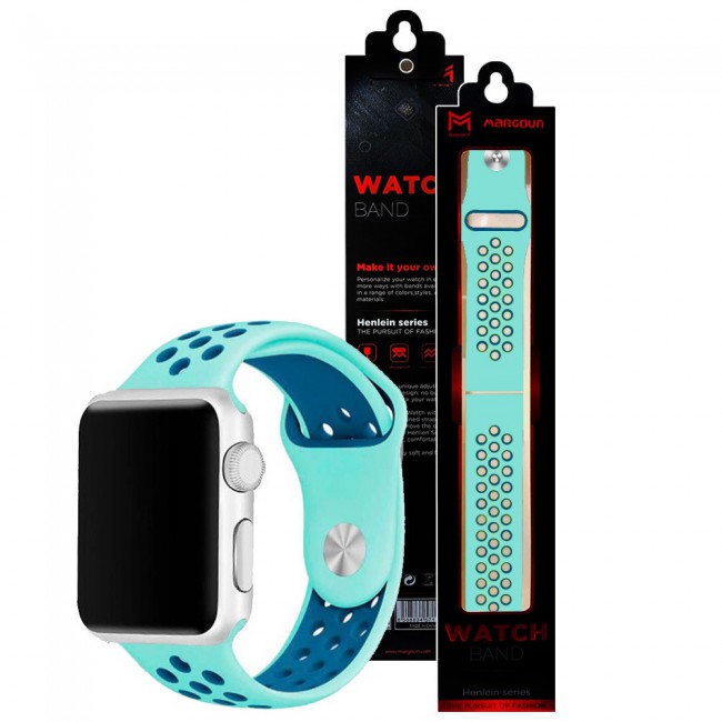 42 44 45mm Silicone Replacement Band For Apple Watch Series 2 Series 1 Sport Edition Green Blue GSMprice