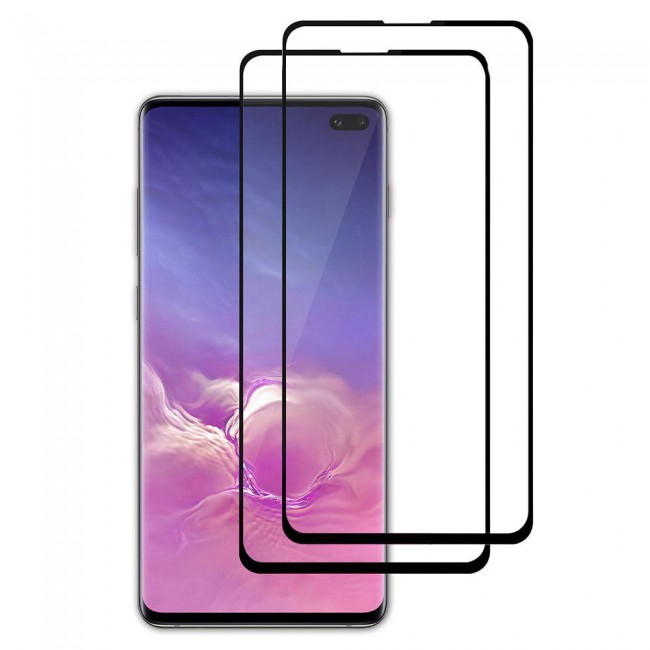 2Pack Galaxy S10 Plus 3D Tempered Screen Protector Super Shieldz by Margoun