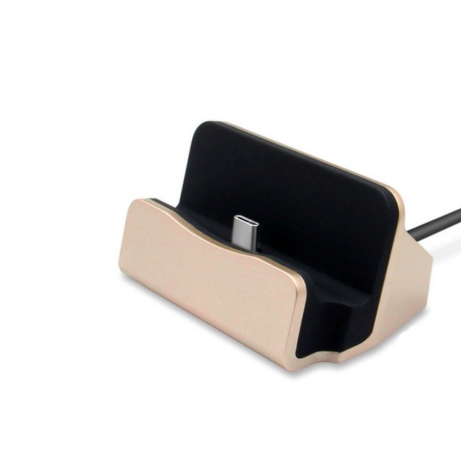 Margoun Type-C Desktop Charger for Smartphones - Gold