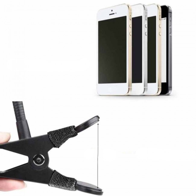 Phone holder Flexible Holder Bed Lazy Bracket Mobile Stand Holder iPhone Samsung Sony HTC - Black