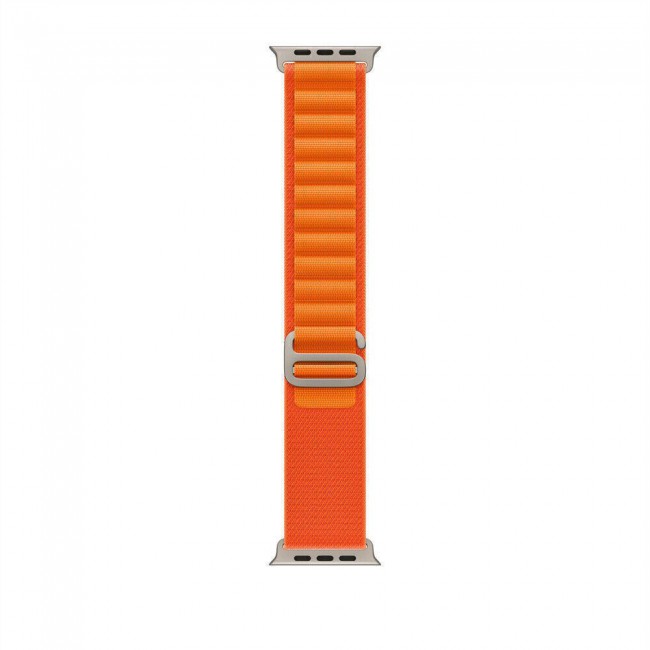 Apple Watch Alpine Loop Band 49mm/45mm/44mm Nylon Woven Sport Strap Compatible with iWatch Series 8/Ultra/7/SE/6/5/4/3/2/1 Orange