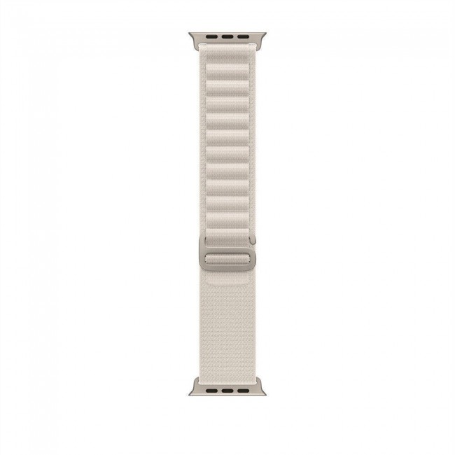 Apple Watch Alpine Loop Band 49mm/45mm/44mm Nylon Woven Sport Strap Compatible with iWatch Series 8/Ultra/7/SE/6/5/4/3/2/1 White