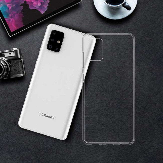 Samsung Galaxy A71 Clear Case Cover Margoun