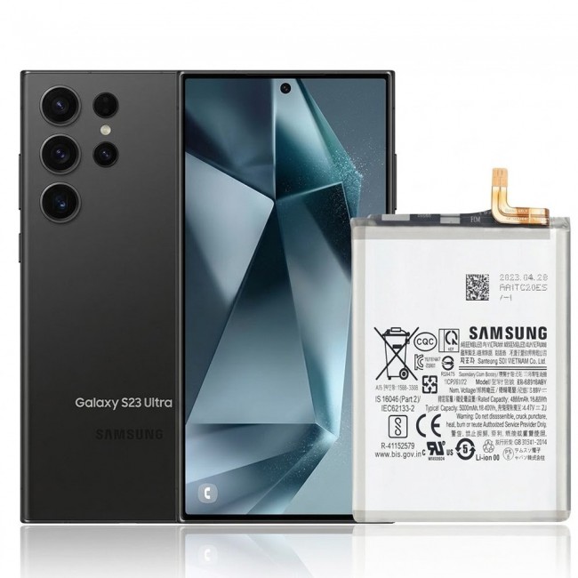 Margoun Replacement Battery for Samsung Galaxy S23 Ultra, High Capacity Li-ion Internal Battery Cell