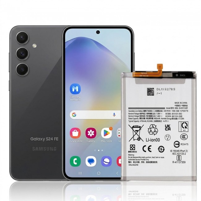 Margoun Replacement Battery for Samsung Galaxy S24 FE, High Capacity Li-ion Internal Battery Cell