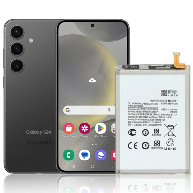 Margoun Replacement Battery for Samsung Galaxy S24 , High Capacity Li-ion Internal Battery Cell