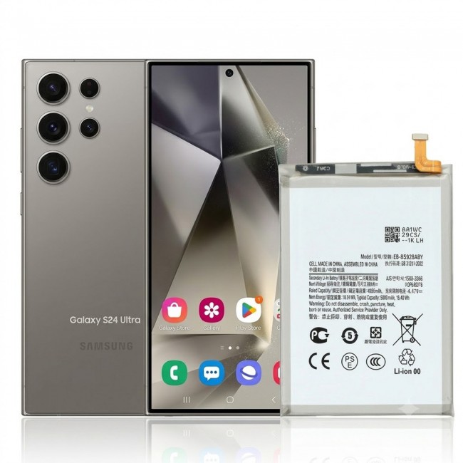 Margoun Replacement Battery for Samsung Galaxy S24 Ultra, High Capacity Li-ion Internal Battery Cell