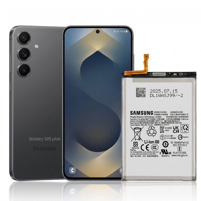 Margoun Replacement Battery for Samsung Galaxy S25 Plus, High Capacity Li-ion Internal Battery Cell