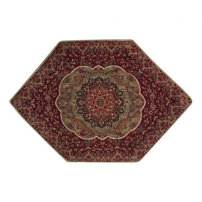 Margoun Persian Handmade Table Cloth with Traditional Pattern - Red