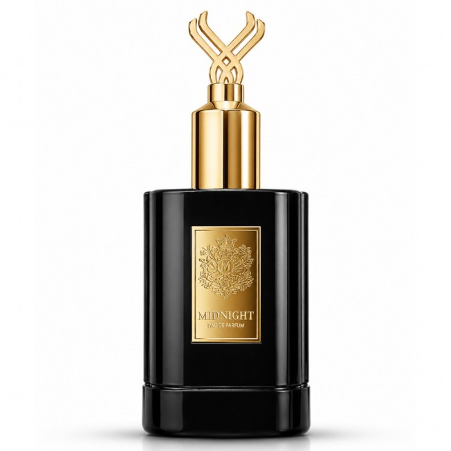 Martini Midnight Eau De Parfum for Men and Women, Premium Long-Lasting Luxury Fragrance, Elegant Black Glass Bottle with Ornate Gold Crown Cap 60ML