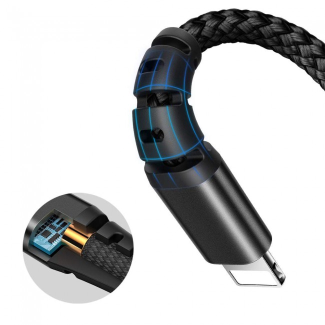 Mcdodo 4-In-1 Fast Charging 2.4A Cable , USB A to Lightning x2 , Micro USB and Type-C (NMT)