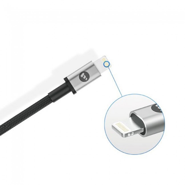 Mophie USB-A to Lightning Charging Cable Braided Nylon 3m – Black