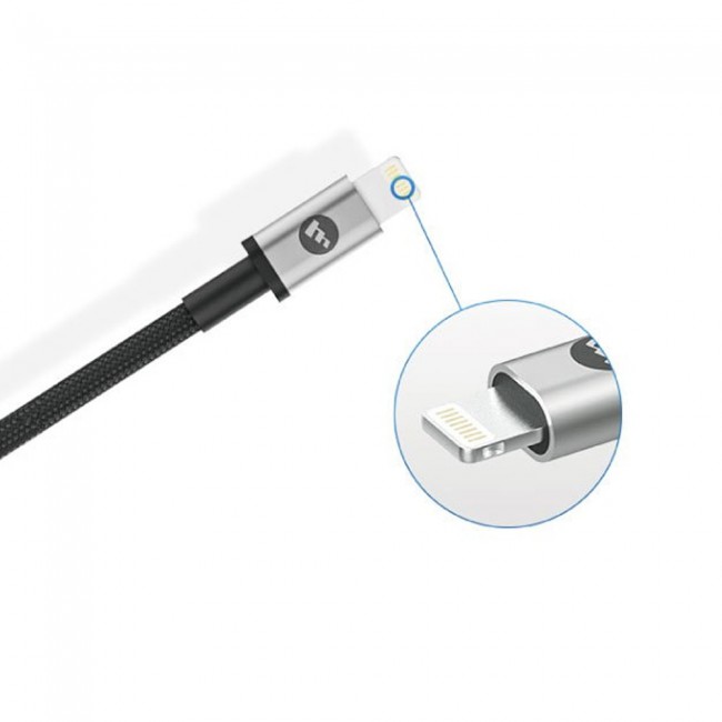 Mophie USB A to Lightning Charging Cable Braided Nylon 1m – Black