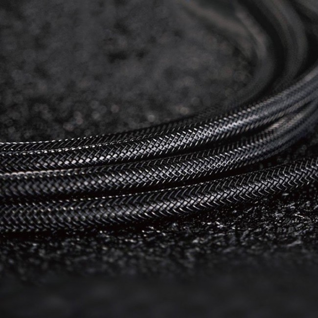 Mophie USB-C to Lightning Sync and Charge Cable Braided Nylon 1.8m – Black And Silver