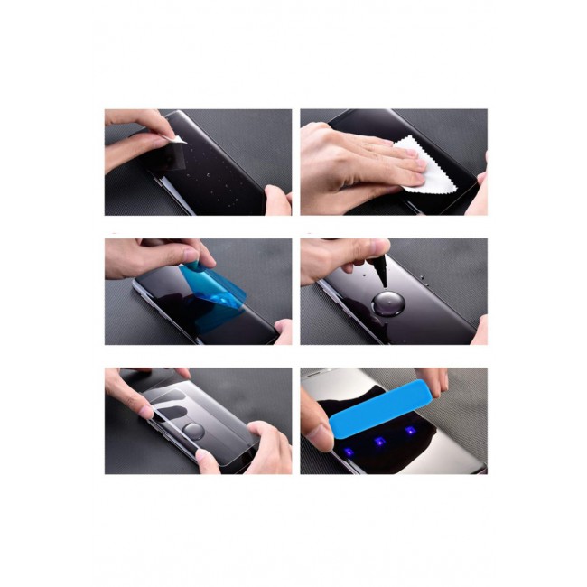Nano Optics Curved Glass Screen Protector Laser Model (UV) for Samsung Galaxy S9 Plus